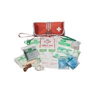 Kurgo Trousse de Secours pour Chien, Kit de 1ers Soins pour Animaux (50 pièces), Compacte et Pratique, Rouge Paprika