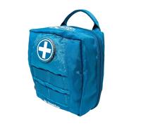 Kurgo Trousse de Secours Rsg pour Les Chien Accessoire de Harnais Compatible Molle Trousse de Secours Complète en Couleur Bleu Azur