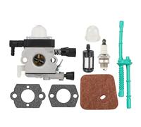 Kurihina Compatible avec le carburateur C1Q-S186 pour débroussailleuse Stihl Weed Eater FS 38 HL45 HS45 KM55 FS46 FS55R FS38 FS55 FS46C FS55 FS55R FS55RC FS55C FS55T avec kit de remplacement