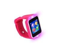 KURIO GULLI - La Montre Interactive et Lumineuse - Rose - Ecran Tactile Couleur 1.54"- Photos, Vidéos, Messages- 12 Jeux incorporés - Jeux Educatif pour enfant