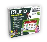 KURIO - La Tablette 7 Pouces Gulli 32Go pour Enfants - Android 13 - Contrôle Parental Personnalisable & navigateur sécurisé - Vidéos héros Gulli + 100 apps & Jeux éducatifs pré-chargés