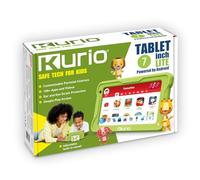KURIO Tab Lite - Tablette enfant - Sécurité en ligne - Avec sécurité enfant - Étui de protection anti-éclaboussures et anti-chocs - 32 Go - Écran 7" - Vert
