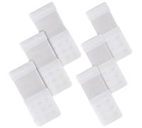 kurkip 6 Pièces Extension de Soutien Gorge, Rallonge Soutien Gorge 3 Rangs 2 Crochets 3 Crochets, Gorge D'extension de Soutien, Doux Confort Élastique, Convient aux Femmes (Blanc)