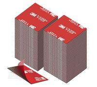 kurkip Double Face Extra Fort, Pastilles Adhésives Double Face Extra-fort, Pastille Adhesive Double Face Imperméables pour la Maison, Bureau, Carré - 30mm x 30 mm (80 Pièces)