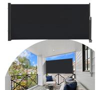 Kuro-Sagol Paravent Rétractable Latéral Vertical Paravent Rétractable Extérieur Auvent Protection d'intimité Auvent - Uv Rideau Étanche Pour Terrasse, Jardin, Balcon Et Fenêtres (Anthracite,140X300Cm)