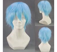 Kuroko No Basuke Seirin Kuroko Tetsuya Wig Osplay Costume Kuroko's Basketball Short Hair Halloween Party Wigs + Hairnet