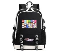 Kuroko Sac à dos en tissu Oxford pour fans de dessin animé, noir 1, taille unique