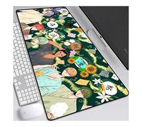 Kuroko's Basketball Speed Gaming Mouse Pad, XXL Anime Mouse Mat, 800x300mm, Extra Large Mousepad with Ant-Slip Rubber Base, 3mm Stitched Edge, for Computer PC, D