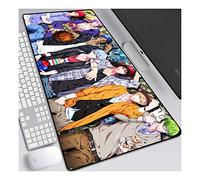 Kuroko's Basketball Tapis de Souris Gaming XXL, 900x400mm, Anime Mouse Pad - Surface spéciale améliore la Vitesse et la précision, 3mm Base en Caoutchouc Antidérapant Surface-pour Ordinateur et PC, E