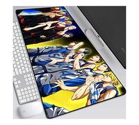 Kuroko's Basketball Tapis de Souris XL 900x400mm Hydrorésistant Anime Mouse Pad Grand Tapis de Souris Gamer avec Base en Caoutchouc Anti-Glissant Surface Texturée pour Ordinateur et PC, A