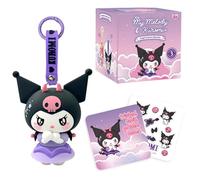 Kuromi Diablo Figurine avec Porte-clés et Accessoires Kuromi et My Melody Collection Angel&Devil pour Les Fans de Hello Kitty and Friends Kawaii