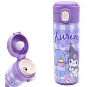 Kuromi Kawaii Thermos en Acier Inoxydable Enfant, Dessin Animé Réutilisable Chaud et Froid, Idéal pour l'École, la Crèche, le Sport, le Pique-Nique