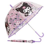 KIDS EUROSWAN Parapluie KUROMI manuel transparent 45 cm KU00005