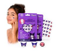 Kuromi Patch Bouton 40 pcs - Patch Anti Bouton Hydrocolloïde - Patch Acné Visage Jour Nuit - Pimple Patch Absorbe Sébum Point Noir Nez - Design Cute Adolescents Adultes