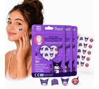 Kuromi Patch Bouton 60 pcs - Patch Anti Bouton Hydrocolloïde - Patch Acné Visage Jour Nuit - Pimple Patch Absorbe Sébum Point Noir Nez - Design Cute Adolescents Adultes