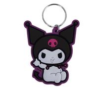 Kuromi - Porte-clés ROCKING (Taille unique) (Noir/Blanc)