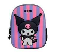 Kuromi sac à dos maternelle 3d. Poche latérale. Dos rembourré.