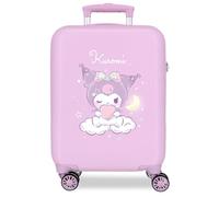 Kuromi Sweet Dream - Valise Enfant fabriquée en ABS, Un matériau Rigide et léger, avec Roues Doubles et Fermeture à Combinaison latérale, de Joumma Bags.