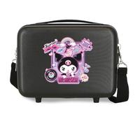 Kuromi Sweet Dream - Valise Enfant fabriquée en ABS, Un matériau Rigide et léger, avec Roues Doubles et Fermeture à Combinaison latérale, de Joumma Bags.