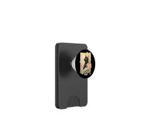 Kuroneko Esthétique Streetwear Japonais - Lofi Floral Cat Art PopSockets PopWallet pour MagSafe