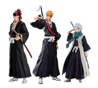Kurosaki Ichigo Figurine Hitsugaya Toshiro Abarai Renji - 18 cm - Version épée - Figurine d'action - Périphérique - Statue en PVC - Décoration de bureau - Cadeau pour les fans