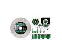 KURSTOL Disque Diamant Carrelage 125mm et Foret Diamant Carrelage Kit 11 pièces