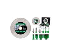 KURSTOL Disque Diamant Carrelage 125mm et Foret Diamant Carrelage Kit 11 pièces