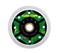 KURSTOL Disque Diamant pour Carrelage - 105mm Disques à Tronçonner Diamantés Ultra Fin pour Porcelaine, carrelage, céramique, marbre, granit, avec 22.23-15.875mm Alésage