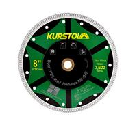KURSTOL Disque Diamant pour Carrelage - 200mm Disques à Tronçonner Diamantés Ultra Fin pour Porcelaine, carrelage, céramique, marbre, granit, avec 25,4-22,23-15,875mm Alésage