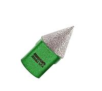 KURSTOL Foret diamant carrelage - Foret conique diamanté 20 mm x M14, foret biseauté pour façonner l'élargissement des trous existants de granit, marbre et porcelaine
