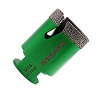 KURSTOL Foret Diamant pour Carrelage 40mm - Scie Cloche avec Filetage M14 et Dent Éclair pour Carrelage Céramique Porcelaine Marbre Granit