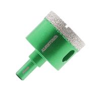 KURSTOL Forets Diamant - 45MM Trepan Carrelage Diamant Tige Triangle Scie Cloche Diamant pour Perçage à sec en Porcelaine Carrelage Granit Marbre
