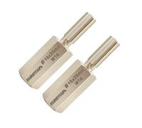 KURSTOL Mèche à Mortier Carbure - Fraise à Mortier 10mm x 25mm avec M14 Filetage pour l'Enlèvement Briques Maçonnerie Mortier(2 pièces)