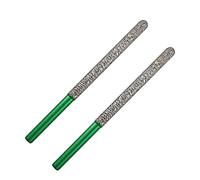 KURSTOL Mèche à mortier diamantée - 2 pièces 7.2mm x 74mm Goupille à tige ronde pour enlèvement de mortier de maçonnerie, pierre, foret à béton