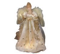 Kurt Adler 40,6 cm UL 10 Ivoire Clair et doré Ange dans