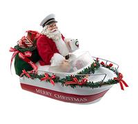 Kurt Adler Bateau capitaine Père Noël 20,3 cm