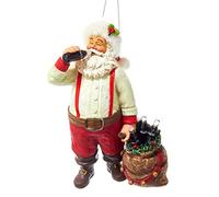Kurt Adler CC9162 Décoration Père Noël en Train de Boire du Coca 14 cm