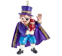 Kurt Adler E0422D Nutcracker Suite Children's Drosselmeyer Hanging Ornament. Multi-Color