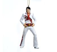 Kurt Adler Elvis Presley Décoration de Noël en résine Motif Tigre 13 cm