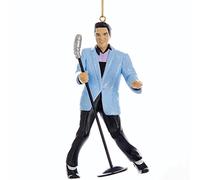 Kurt Adler Elvis Presley Hound Décoration Elvis avec Micro 11,4 cm