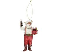 Kurt Adler Lot de 6 décorations Père Noël Tenant Un Coca-Cola 12,7 cm