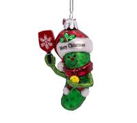 Kurt Adler Noble Gems™ Pickleball Cornichon avec Père Noël 8,9 cm