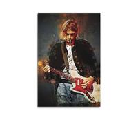 Kurt Cobain Figurines de cinéma et de télévision Pop Music Poster Décoration sur toile sans cadre style 21 40 x 60 cm