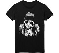 Kurt Cobain Glasses Pose Tee T-Shirt Mens Unisex Size M