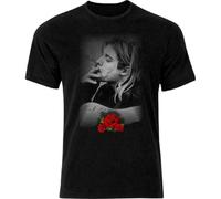 Kurt Cobain Legend T Shirt Black Vintage Gift for Men Funny Tee Black Manches Courtes(Small)