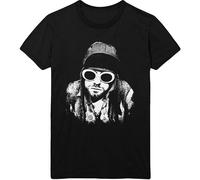 Kurt Cobain One Colour Black XL T-shirt