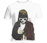 Completely Independent Distribution T-shirt Kurt Cobain Posterized Blanc Homme Taille X-Large