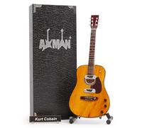 Kurt Cobain - Réplique de Guitare Miniature - Cadeaux de Musique - Ornement Fait à la Main