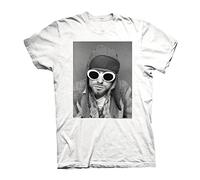 Kurt Cobain Sunglasses Photo T-shirt blanc M