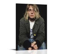 Kurt CobainArt Impression sur toile de peintures à l'huile Reproduction sur toile moderne Paysage abstrait Images imprimées sur toile Décoration murale pour la maison ou le bureau Style cadre 60 x 90